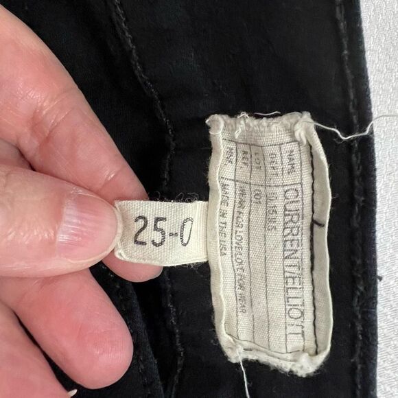 Current Elliott Black Jeans Size 25/0 - Picture 4 of 8